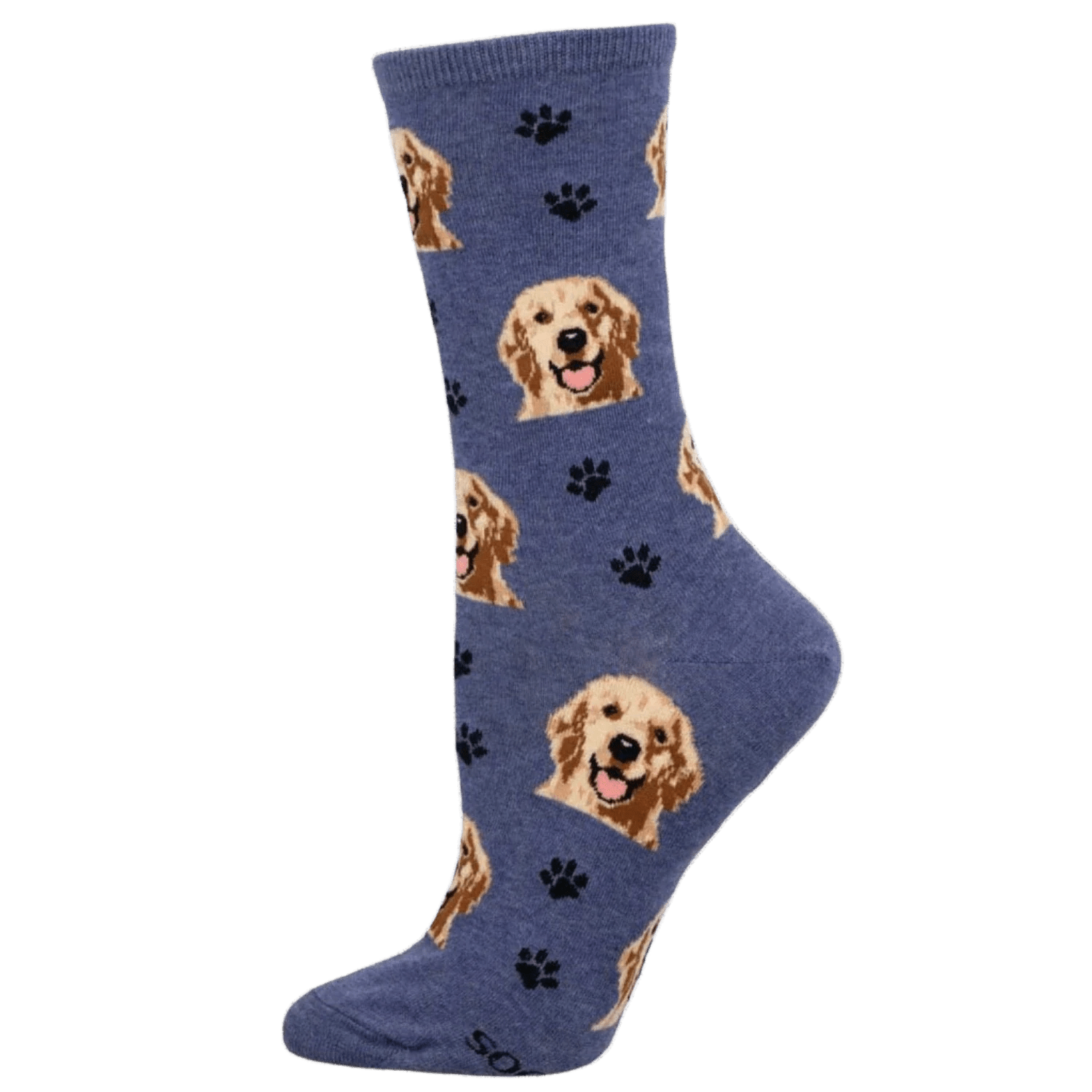 Socksmith 06. SOCKS - MENS SOCKS - MENS SOCKS GIFT Who's A Good Boy DENIM HEATHER 9-11