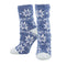 Socksmith 06. SOCKS - WOMENS SOCKS - WOMENS SOCKS GIFT Women's Warm & Cozy Fair Isle Fun Socks BLUE 9-11