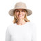 Solbari 11. HATS - HATS SUN - HATS SUN Everyday Broad Brim Sun Hat With Pocket UPF 50+ BEIGE