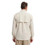 Solbari 01. MENS APPAREL - MENS LS SHIRTS - MENS LS BUTTON UP Men's Hiking Shirt UPF 50+ Dry Lite BEIGE