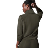 SPANX 02. WOMENS APPAREL - WOMENS HOODIES|SWEATERS - WOMENS PO Q ZIP Women's AirEssentials Half Zip OXFORD