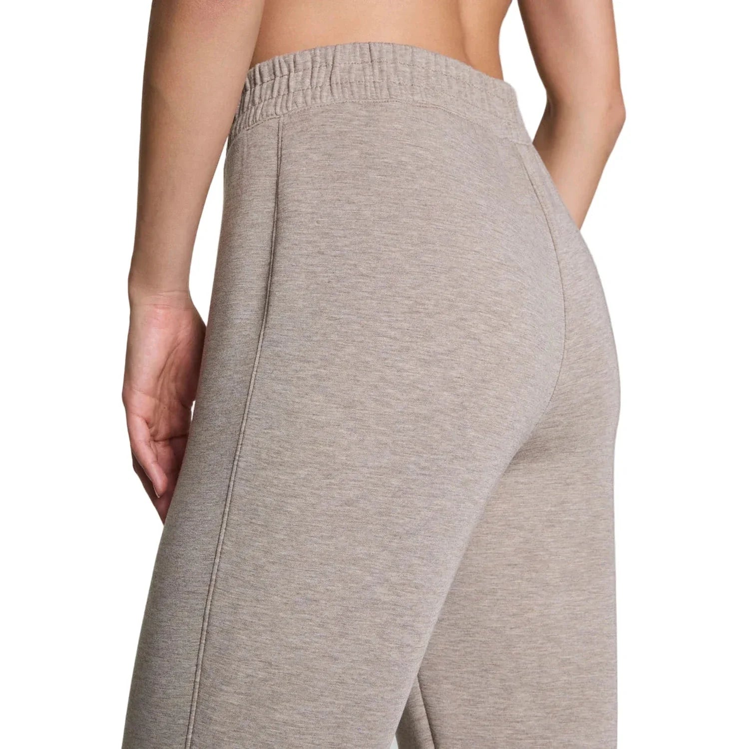 SPANX 02. WOMENS APPAREL - WOMENS PANTS - WOMENS PANTS LOUNGE Women's AirEssentials Brushed Flare Leg Pants BIRCH HEATHER