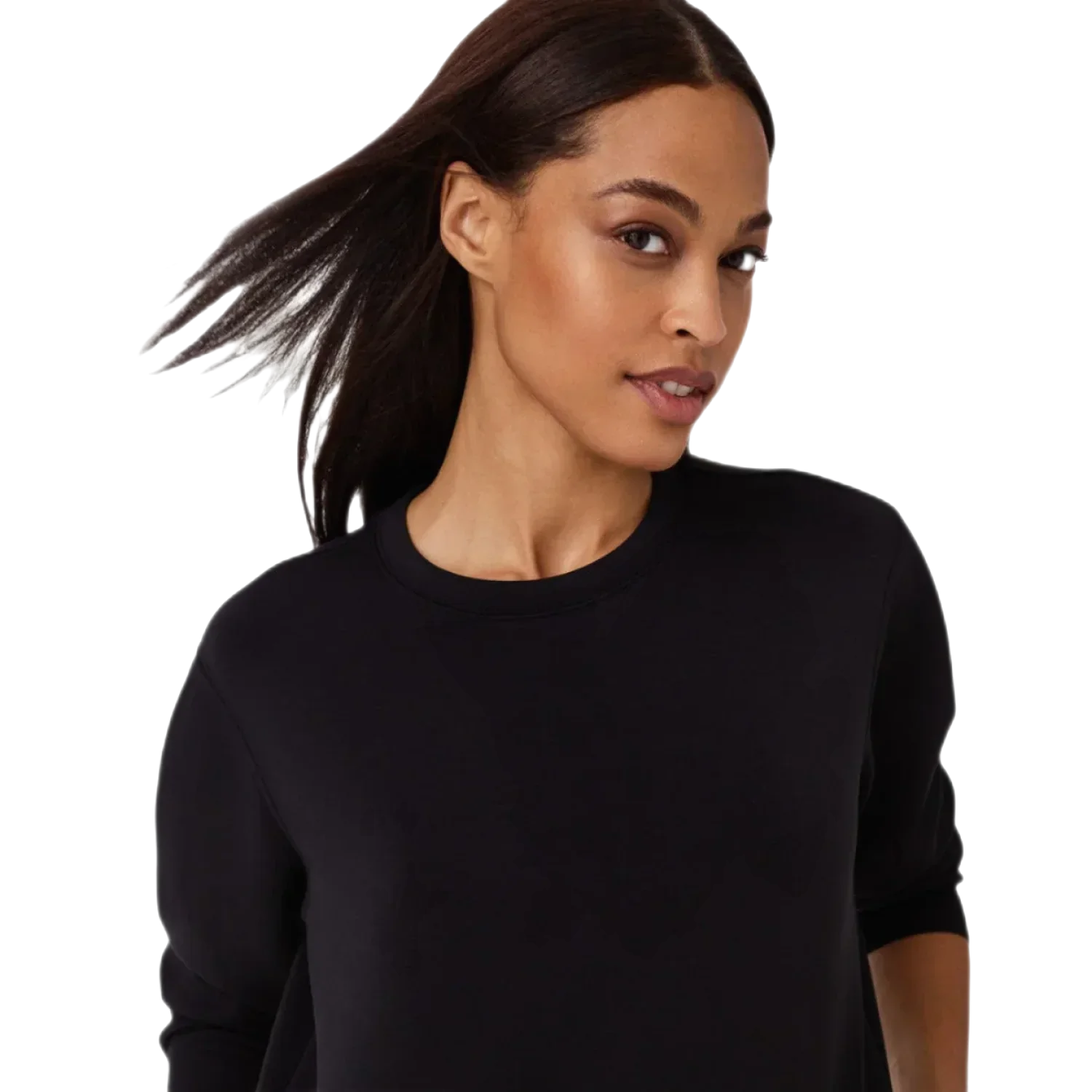 SPANX 02. WOMENS APPAREL - WOMENS DRESS|SKIRT - WOMENS DRESS CASUAL Women's AirEssentials Crew Neck Dress VERY BLACK