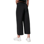 SPANX 02. WOMENS APPAREL - WOMENS PANTS - WOMENS PANTS LOUNGE Women's AirEssentials Cropped Wide Leg VRY BLCK