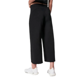 SPANX 02. WOMENS APPAREL - WOMENS PANTS - WOMENS PANTS LOUNGE Women's AirEssentials Cropped Wide Leg VRY BLCK