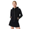 SPANX 02. WOMENS APPAREL - WOMENS HOODIES|SWEATERS - WOMENS PO HOODY Women's AirEssentials Full Zip Hoodie VERY BLACK