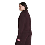 SPANX 02. WOMENS APPAREL - WOMENS HOODIES|SWEATERS - WOMENS PO Q ZIP Women's AirEssentials Half Zip TRUFFLE BROWN