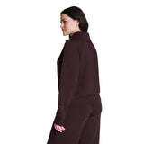 SPANX 02. WOMENS APPAREL - WOMENS HOODIES|SWEATERS - WOMENS PO Q ZIP Women's AirEssentials Half Zip TRUFFLE BROWN