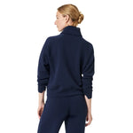 SPANX 02. WOMENS APPAREL - WOMENS HOODIES|SWEATERS - WOMENS PO Q ZIP Women's AirEssentials Half Zip TIMELESS NAVY