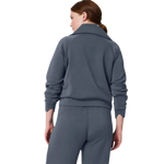 SPANX 02. WOMENS APPAREL - WOMENS HOODIES|SWEATERS - WOMENS PO Q ZIP Women's AirEssentials Half Zip DARK STORM