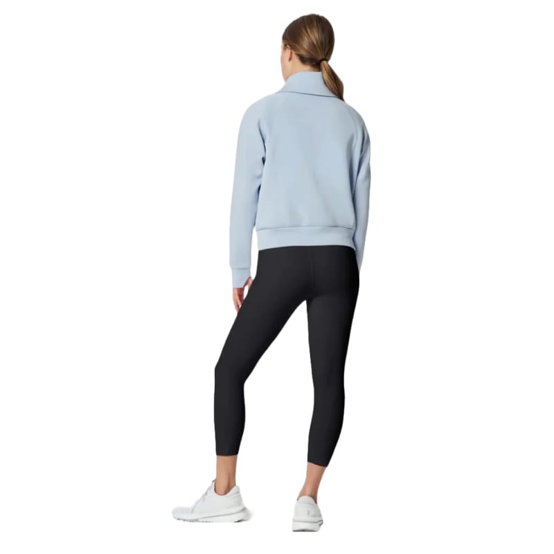 SPANX 02. WOMENS APPAREL - WOMENS HOODIES|SWEATERS - WOMENS PO Q ZIP Women's AirEssentials Half Zip OXFORD