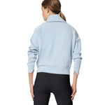 SPANX 02. WOMENS APPAREL - WOMENS HOODIES|SWEATERS - WOMENS PO Q ZIP Women's AirEssentials Half Zip OXFORD