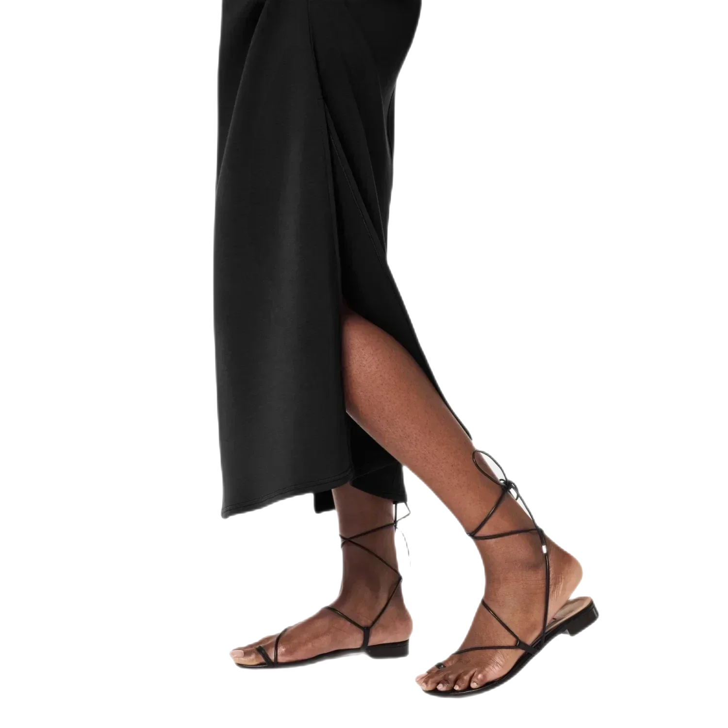 SPANX 02. WOMENS APPAREL - WOMENS DRESS|SKIRT - WOMENS DRESS CASUAL Women's AirEssentials Maxi Dress VERY BLACK