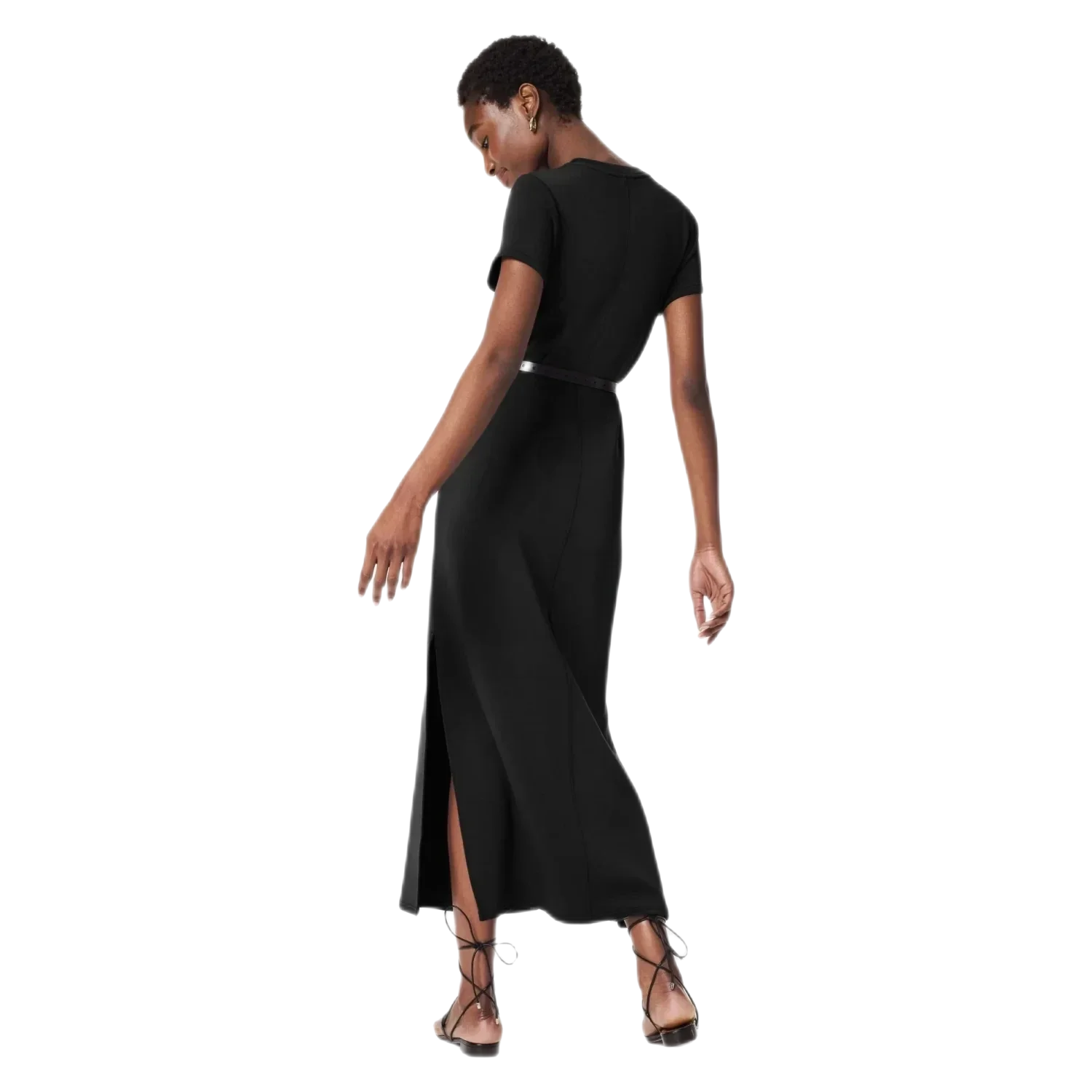 SPANX 02. WOMENS APPAREL - WOMENS DRESS|SKIRT - WOMENS DRESS CASUAL Women's AirEssentials Maxi Dress VERY BLACK