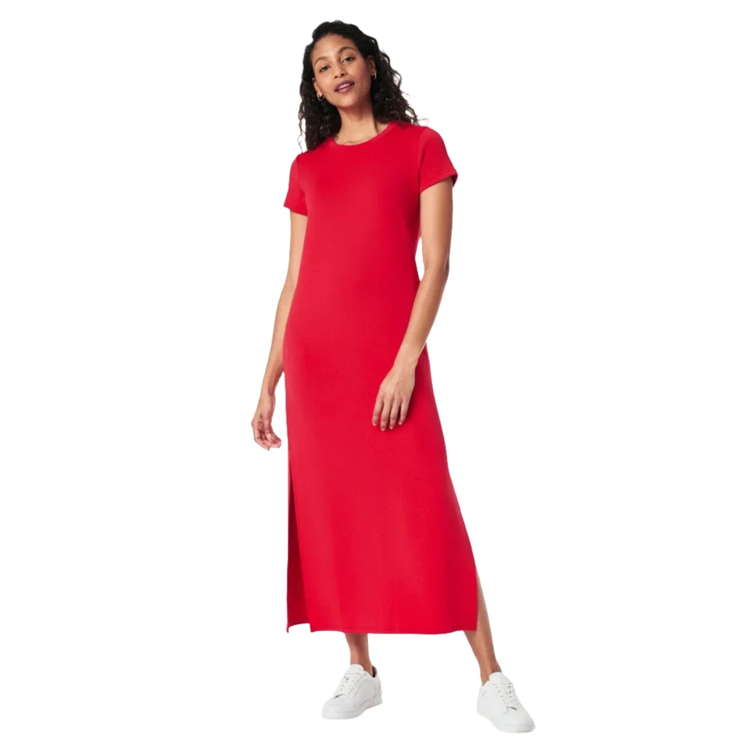 SPANX 02. WOMENS APPAREL - WOMENS DRESS|SKIRT - WOMENS DRESS CASUAL Women's AirEssentials Maxi Dress SPANX RED