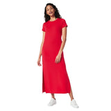 SPANX 02. WOMENS APPAREL - WOMENS DRESS|SKIRT - WOMENS DRESS CASUAL Women's AirEssentials Maxi Dress SPANX RED