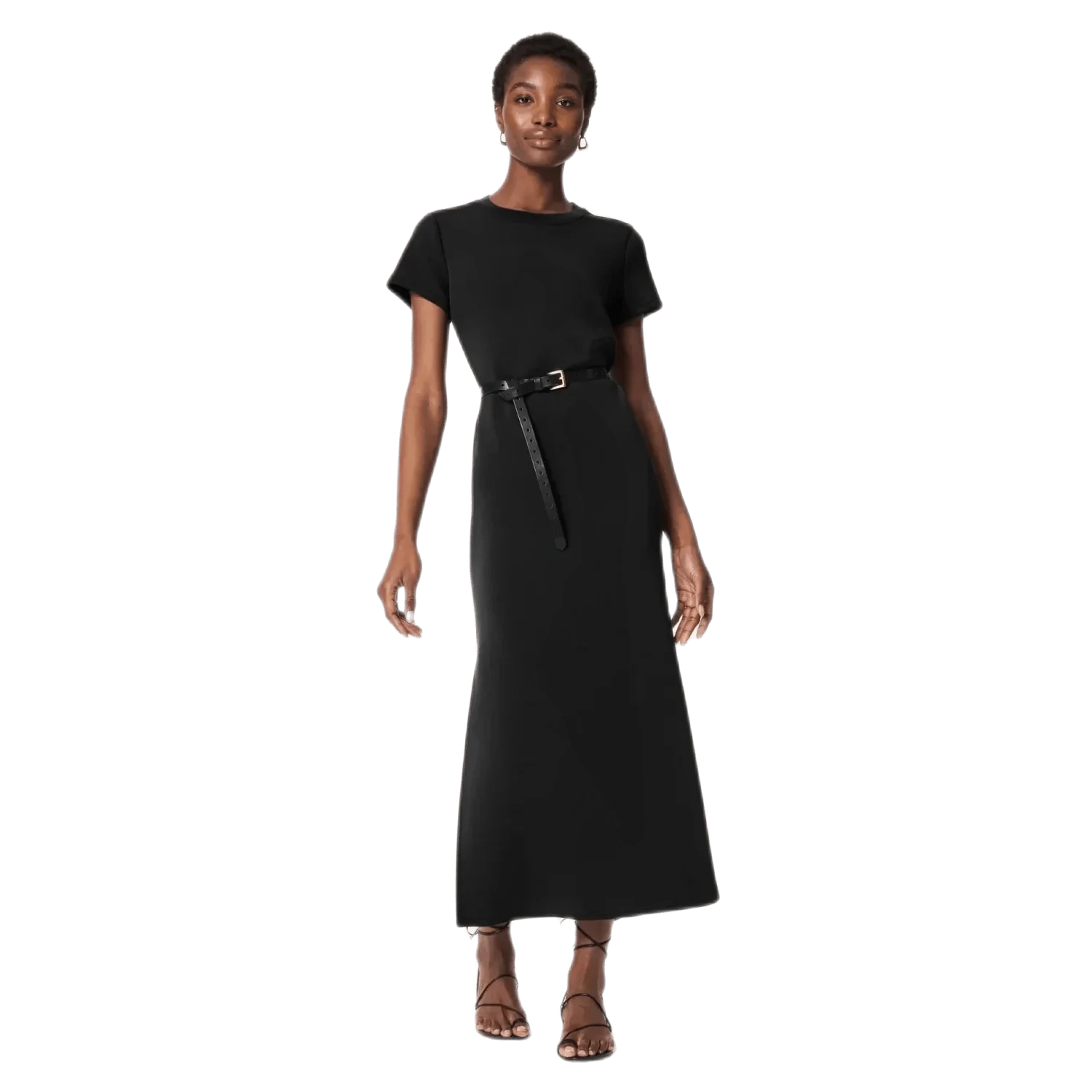 SPANX 02. WOMENS APPAREL - WOMENS DRESS|SKIRT - WOMENS DRESS CASUAL Women's AirEssentials Maxi Dress VERY BLACK