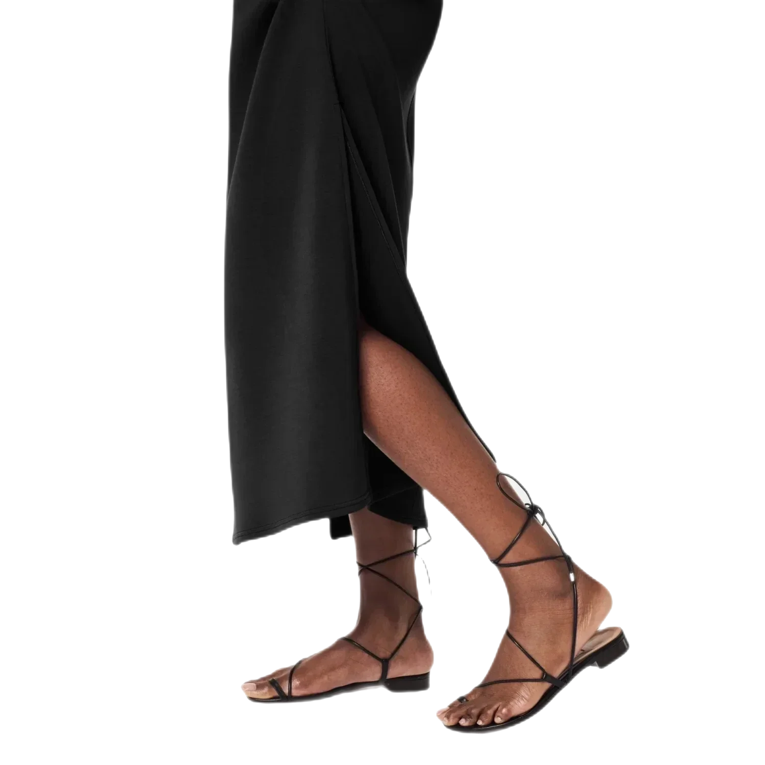 SPANX 09. W. SPORTSWEAR - W. DRESS-SKIRT Women's AirEssentials Maxi Dress VERY BLACK