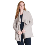 SPANX 02. WOMENS APPAREL - WOMENS HOODIES|SWEATERS - WOMENS CARDIGAN Women's AirEssentials Open Wrap Cardigan FRENCH GREY