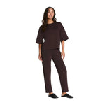SPANX 02. WOMENS APPAREL - WOMENS PANTS - WOMENS PANTS LOUNGE Women's AirEssentials Slim Straight Pant TRUFFLE BROWN