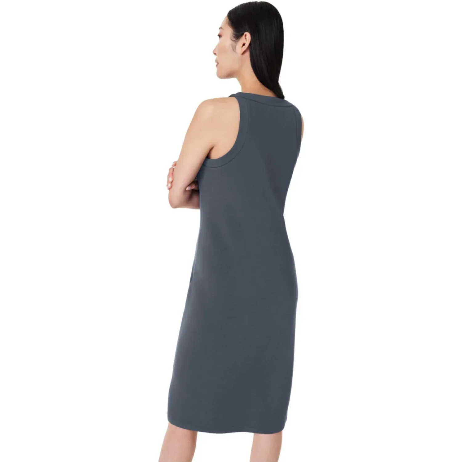 SPANX 02. WOMENS APPAREL - WOMENS DRESS|SKIRT - WOMENS DRESS CASUAL Women's AirEssentials Tank Midi Dress DARK STORM