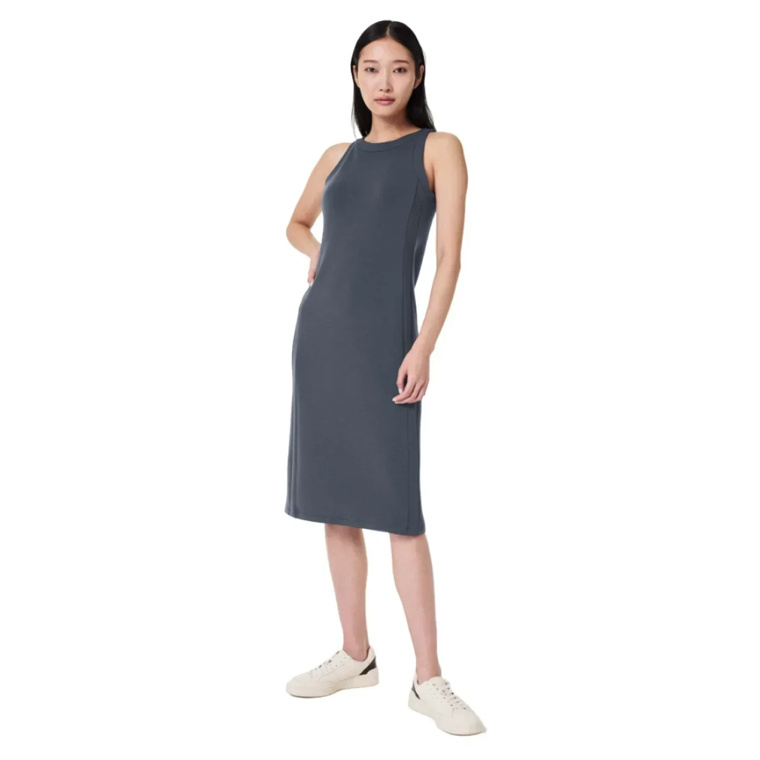 SPANX 02. WOMENS APPAREL - WOMENS DRESS|SKIRT - WOMENS DRESS CASUAL Women's AirEssentials Tank Midi Dress DARK STORM