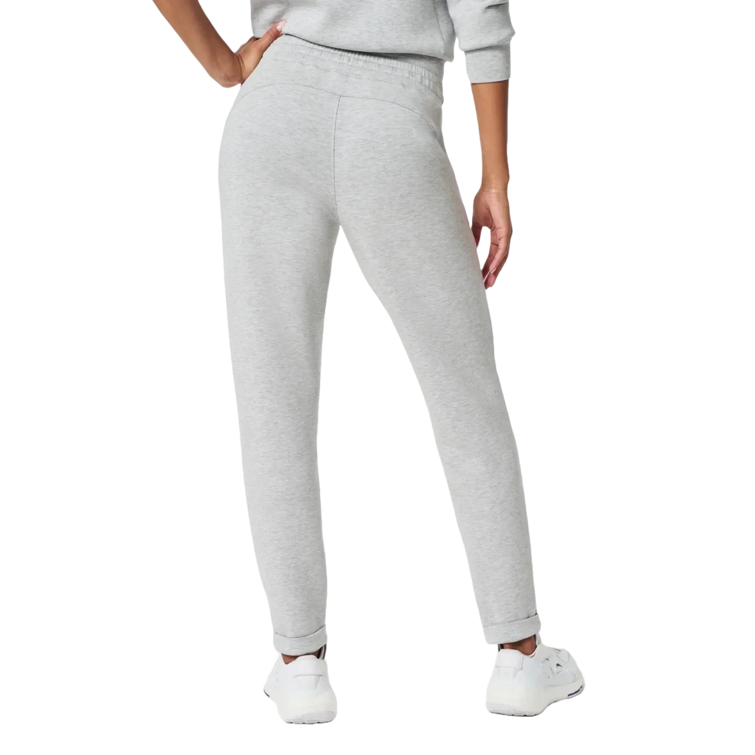 SPANX 02. WOMENS APPAREL - WOMENS PANTS - WOMENS PANTS LOUNGE Women's AirEssentials Tapered Pant LIT GREY HEATHER