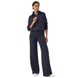 SPANX 02. WOMENS APPAREL - WOMENS PANTS - WOMENS PANTS LOUNGE Women's AirEssentials Wide Leg Pant VERY BLACK