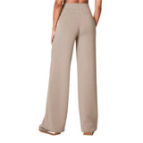 SPANX 02. WOMENS APPAREL - WOMENS PANTS - WOMENS PANTS LOUNGE Women's AirEssentials Wide Leg Pant ASHWOOD