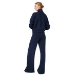 SPANX 02. WOMENS APPAREL - WOMENS PANTS - WOMENS PANTS LOUNGE Women's AirEssentials Wide Leg Pant TIMELESS NAVY