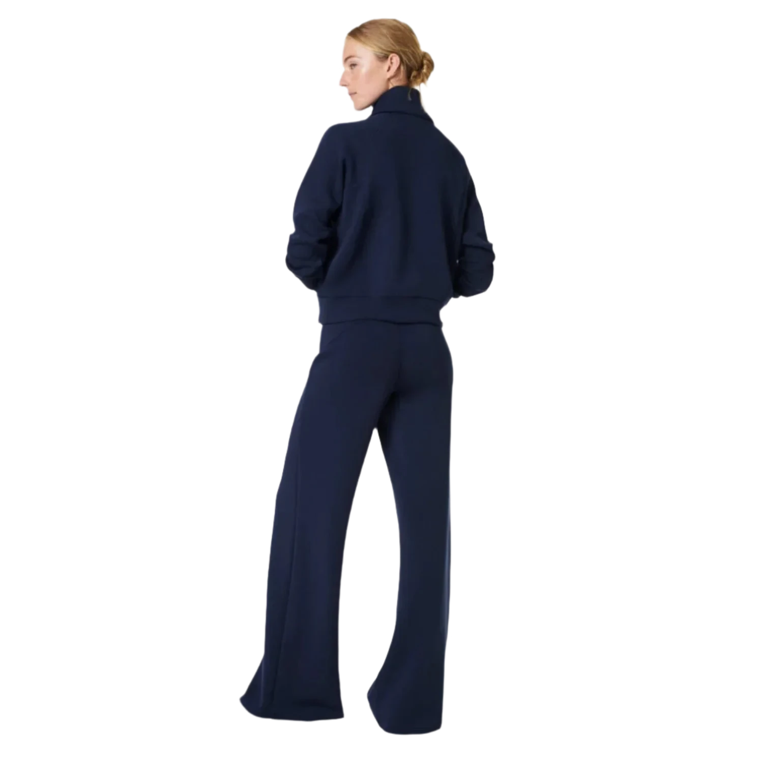 SPANX 02. WOMENS APPAREL - WOMENS PANTS - WOMENS PANTS LOUNGE Women's AirEssentials Wide Leg Pant TIMELESS NAVY