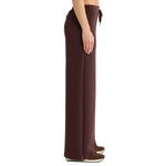 SPANX 02. WOMENS APPAREL - WOMENS PANTS - WOMENS PANTS LOUNGE Women's AirEssentials Wide Leg Pant TRUFFLE BROWN