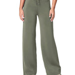 SPANX 02. WOMENS APPAREL - WOMENS PANTS - WOMENS PANTS LOUNGE Women's AirEssentials Wide Leg Pant CLOVER