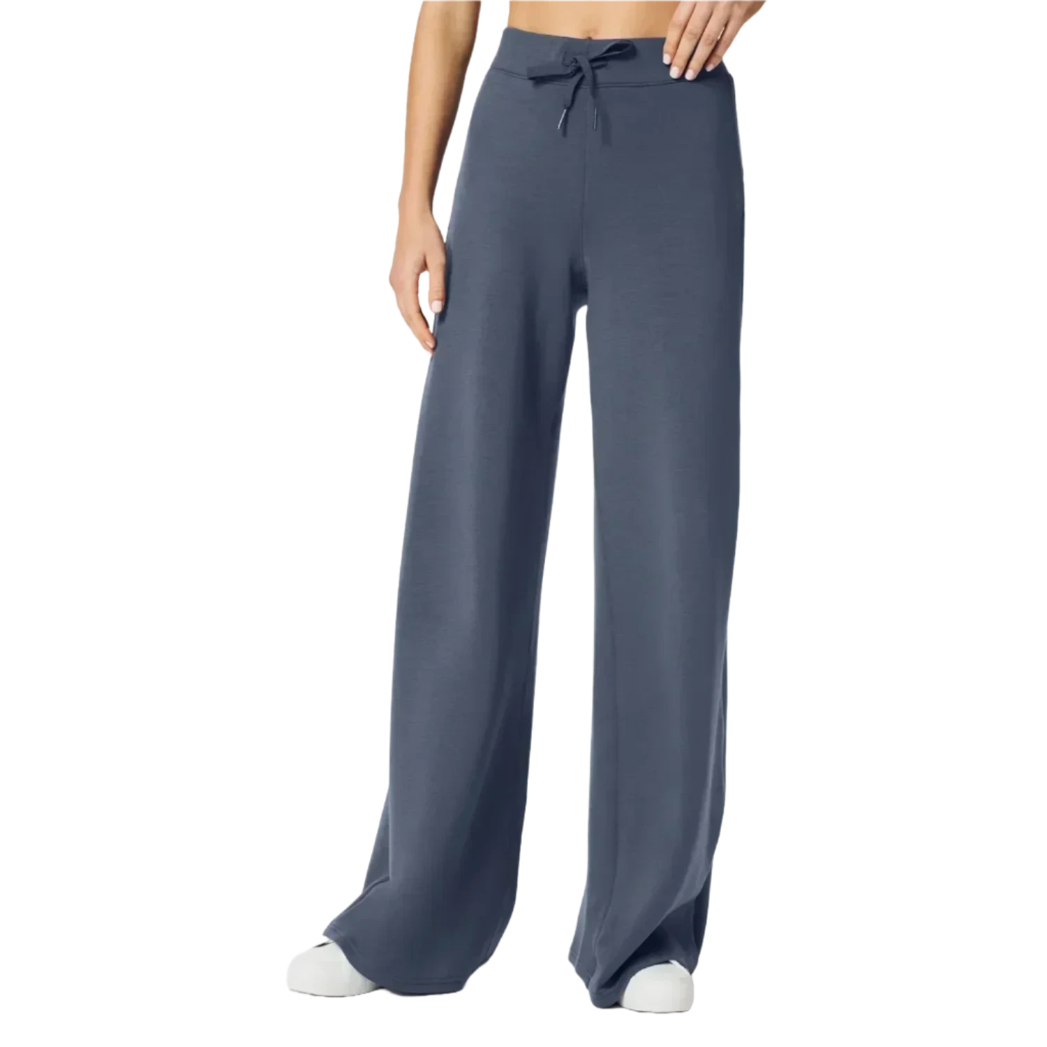 SPANX 02. WOMENS APPAREL - WOMENS PANTS - WOMENS PANTS LOUNGE Women's AirEssentials Wide Leg Pant DARK STORM