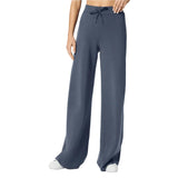 SPANX 02. WOMENS APPAREL - WOMENS PANTS - WOMENS PANTS LOUNGE Women's AirEssentials Wide Leg Pant DARK STORM