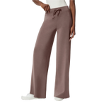 SPANX 02. WOMENS APPAREL - WOMENS PANTS - WOMENS PANTS LOUNGE Women's AirEssentials Wide Leg Pant SMOKE