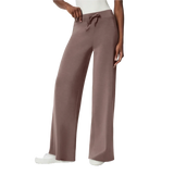 SPANX 02. WOMENS APPAREL - WOMENS PANTS - WOMENS PANTS LOUNGE Women's AirEssentials Wide Leg Pant SMOKE