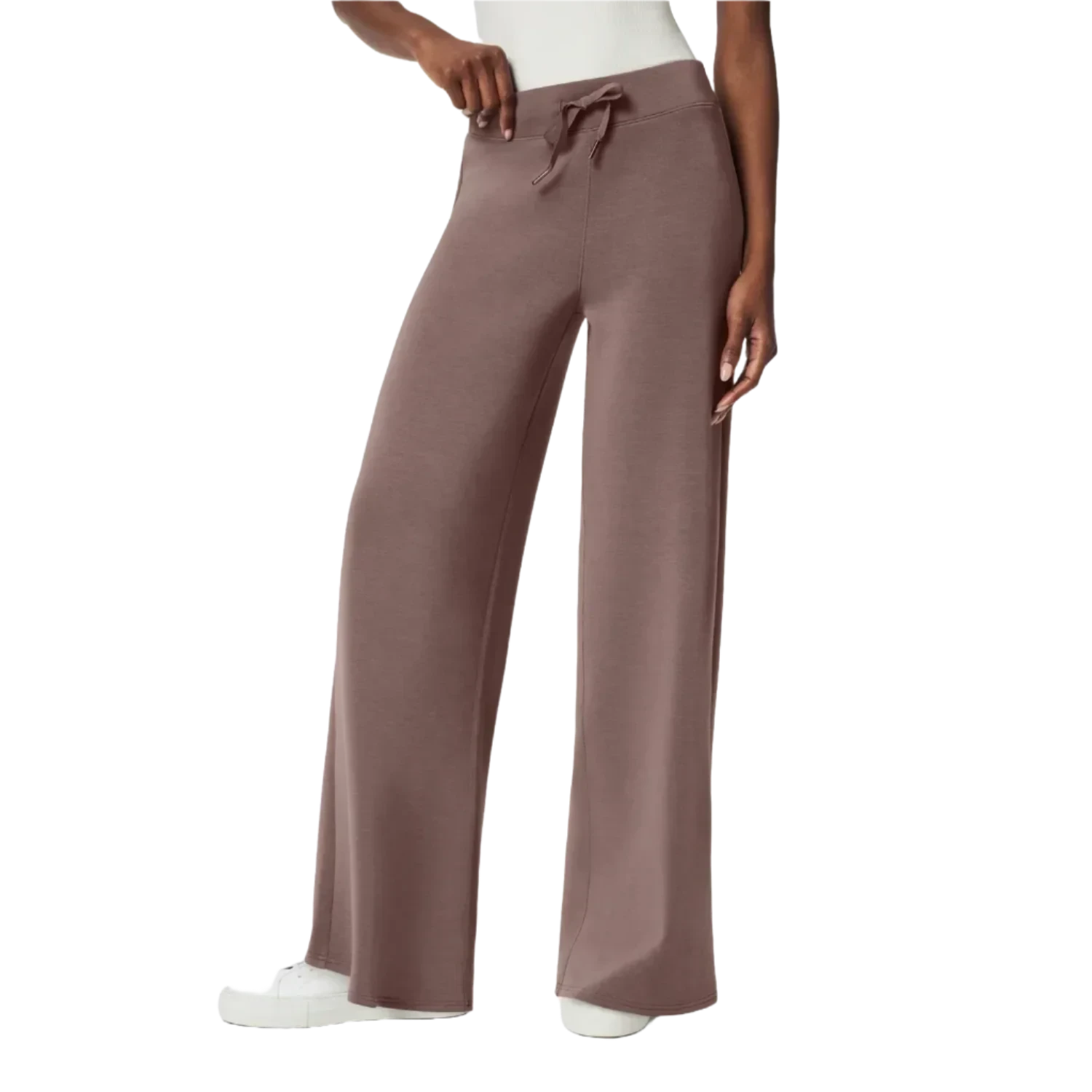 SPANX 02. WOMENS APPAREL - WOMENS PANTS - WOMENS PANTS LOUNGE Women's AirEssentials Wide Leg Pant SMOKE