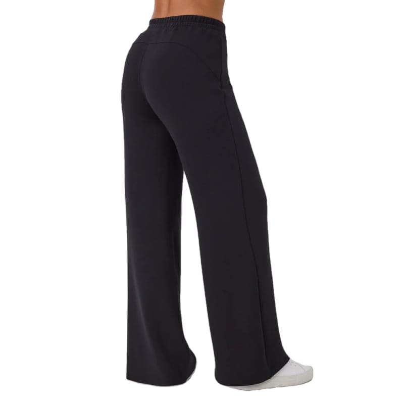 SPANX 09. W. SPORTSWEAR - W. PANTS Women's AirEssentials Wide Leg Pant VERY BLACK