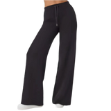 SPANX 02. WOMENS APPAREL - WOMENS PANTS - WOMENS PANTS LOUNGE Women's AirEssentials Wide Leg Pant VERY BLACK