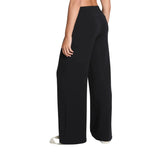 SPANX 02. WOMENS APPAREL - WOMENS PANTS - WOMENS PANTS LOUNGE Women's AirEssentials Wide Leg Pant Petite VERY BLACK
