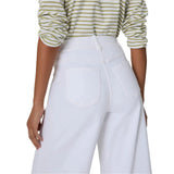 SPANX 02. WOMENS APPAREL - WOMENS PANTS - WOMENS PANTS CASUAL Women's Crop Wide Leg Jeans WHITE