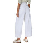 SPANX 02. WOMENS APPAREL - WOMENS PANTS - WOMENS PANTS CASUAL Women's Crop Wide Leg Jeans WHITE