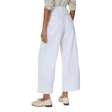 SPANX 02. WOMENS APPAREL - WOMENS PANTS - WOMENS PANTS CASUAL Women's Crop Wide Leg Jeans WHITE