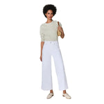 SPANX 02. WOMENS APPAREL - WOMENS PANTS - WOMENS PANTS CASUAL Women's Crop Wide Leg Jeans WHITE