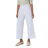 SPANX 02. WOMENS APPAREL - WOMENS PANTS - WOMENS PANTS CASUAL Women's Crop Wide Leg Jeans WHITE