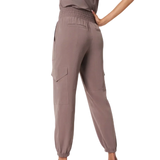 SPANX 02. WOMENS APPAREL - WOMENS PANTS - WOMENS PANTS CASUAL Women's Out of Office Cargo Jogger SMOKE