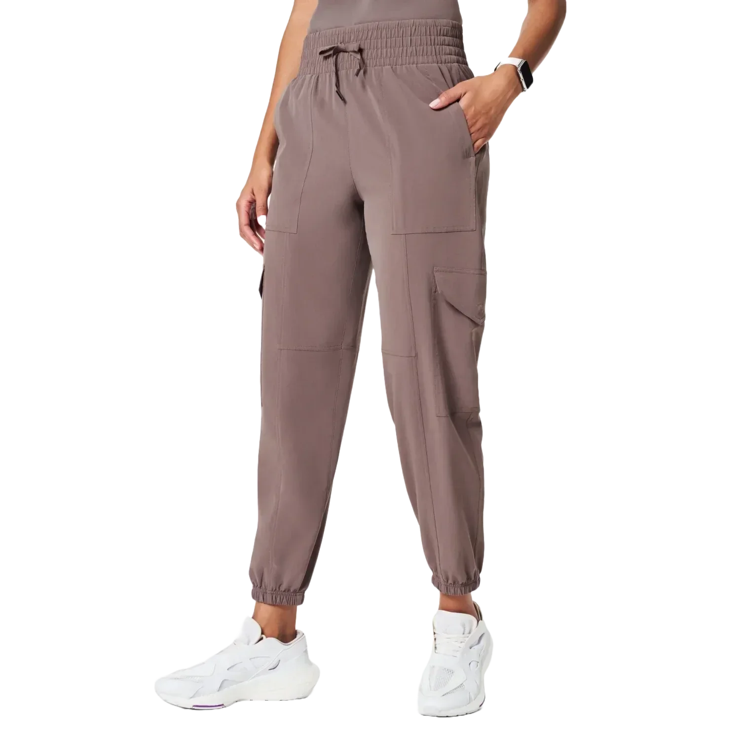 SPANX 02. WOMENS APPAREL - WOMENS PANTS - WOMENS PANTS CASUAL Women's Out of Office Cargo Jogger SMOKE