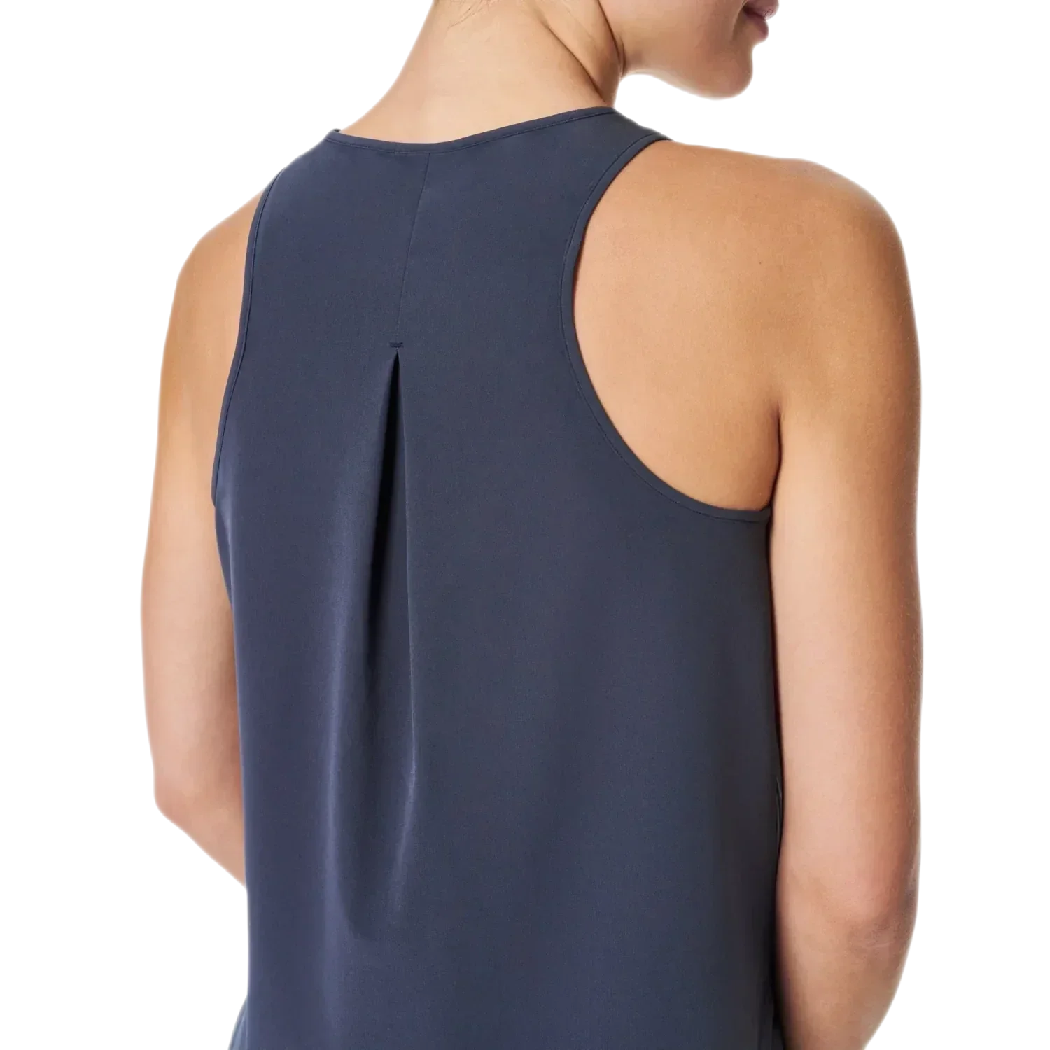SPANX 02. WOMENS APPAREL - WOMENS SS SHIRTS - WOMENS TANK CASUAL Women's Out of Office Curved Hem Tank DARK STORM