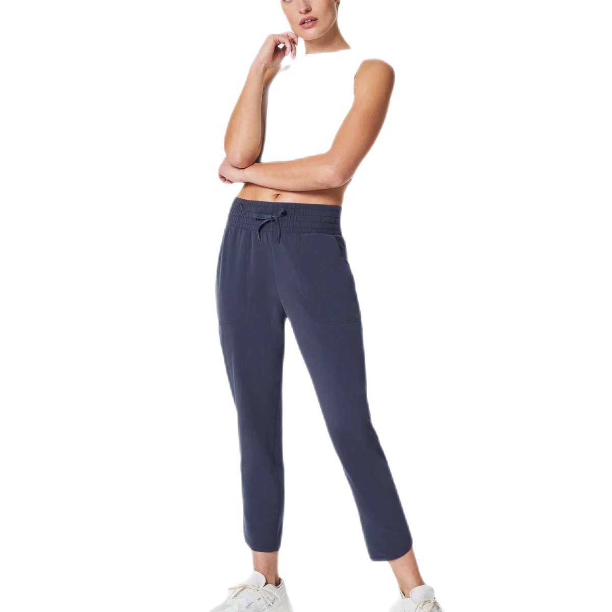 SPANX 02. WOMENS APPAREL - WOMENS PANTS - WOMENS PANTS CASUAL Women's Out of Office Trouser DARK STORM